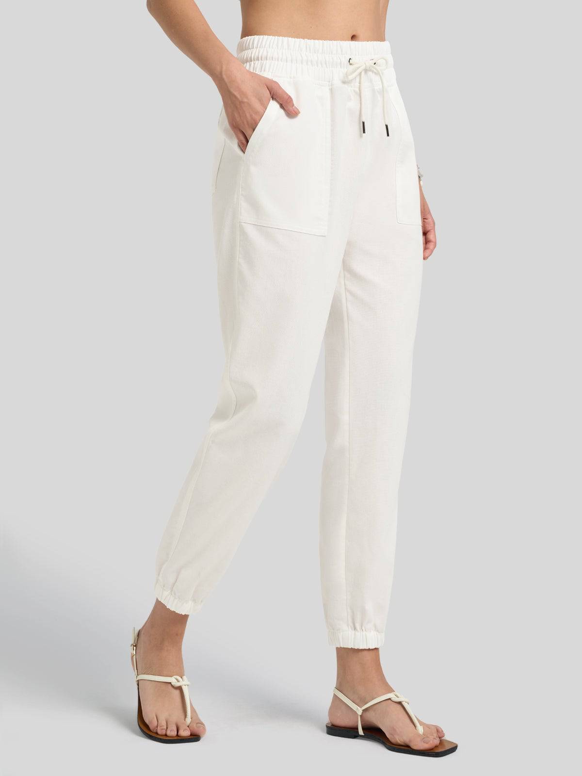 Women's Cotton Linen Joggers - Image 73