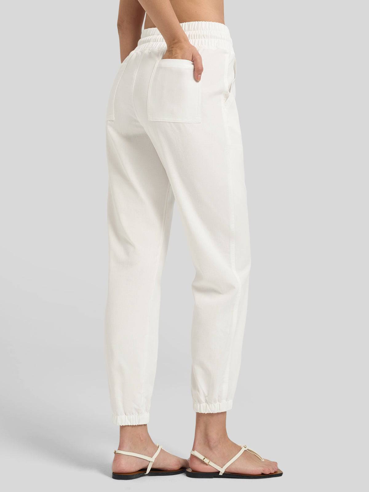 Women's Cotton Linen Joggers - Image 74