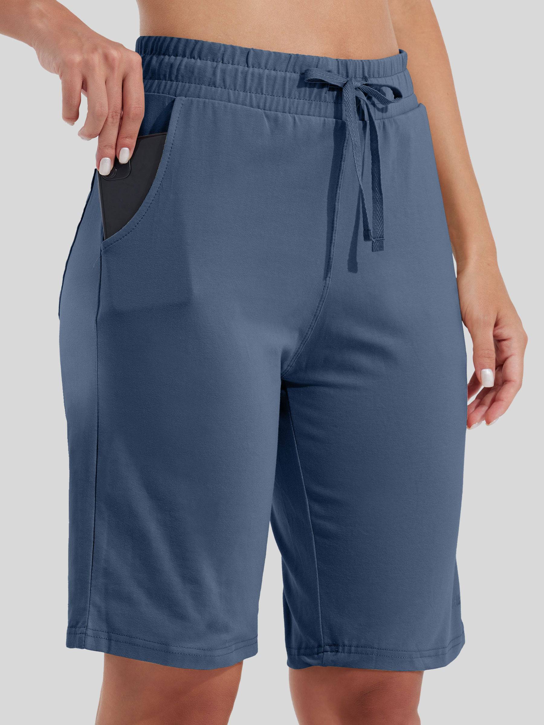 Women's Cotton Bermuda Shorts — Lounging & Casual - Image 58