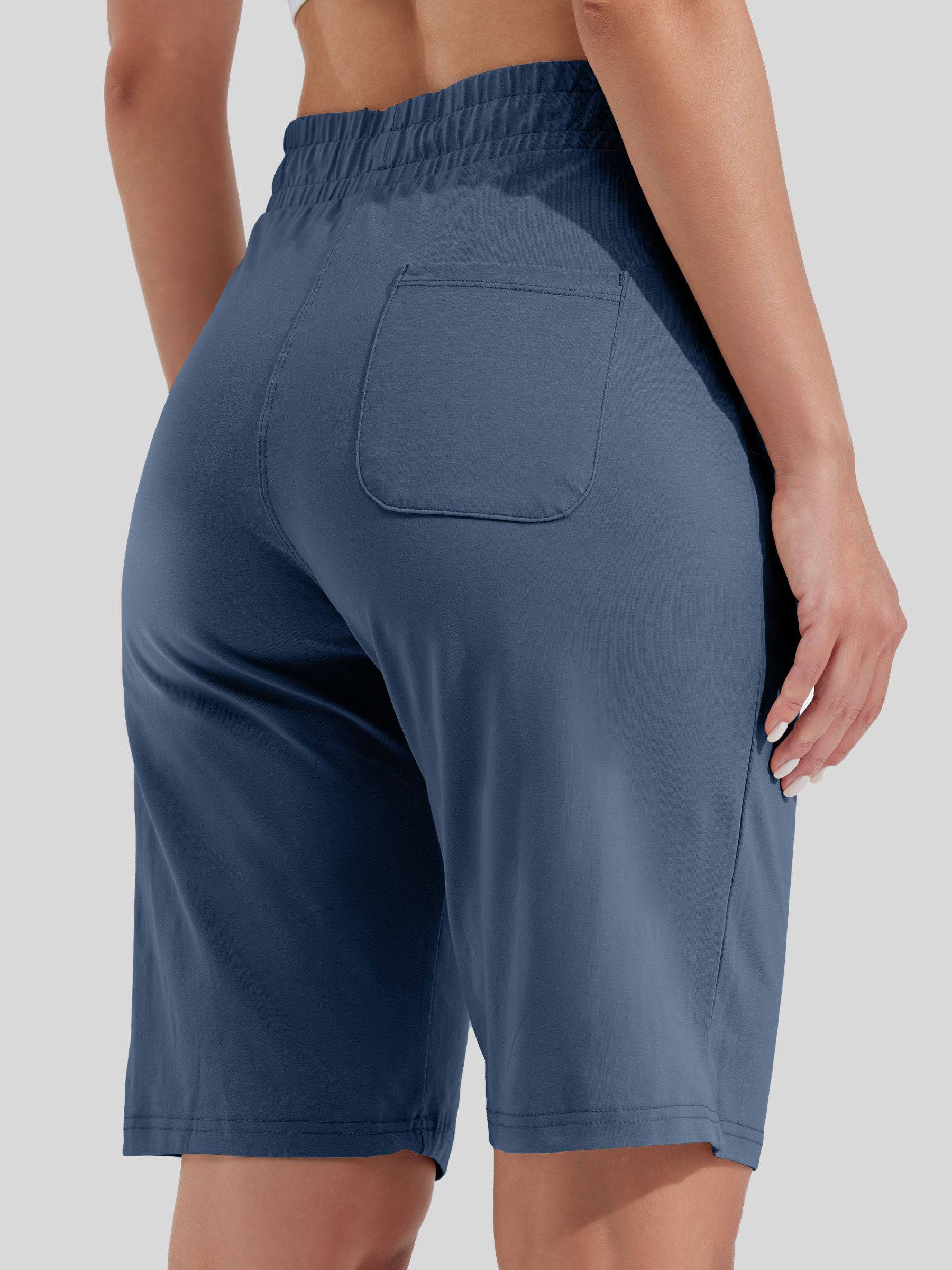 Women's Cotton Bermuda Shorts — Lounging & Casual - Image 59