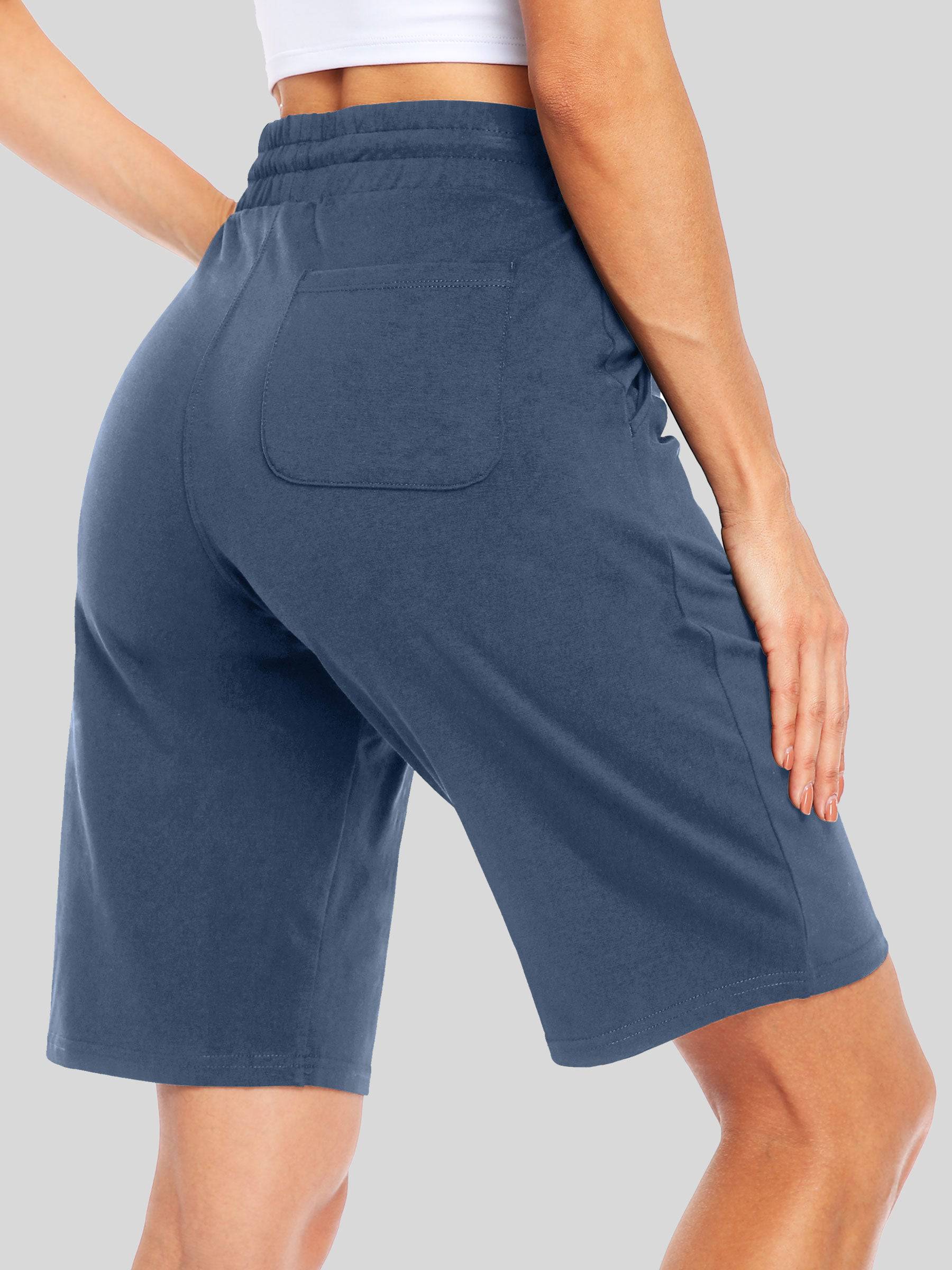 Women's Cotton Bermuda Shorts — Lounging & Casual - Image 60