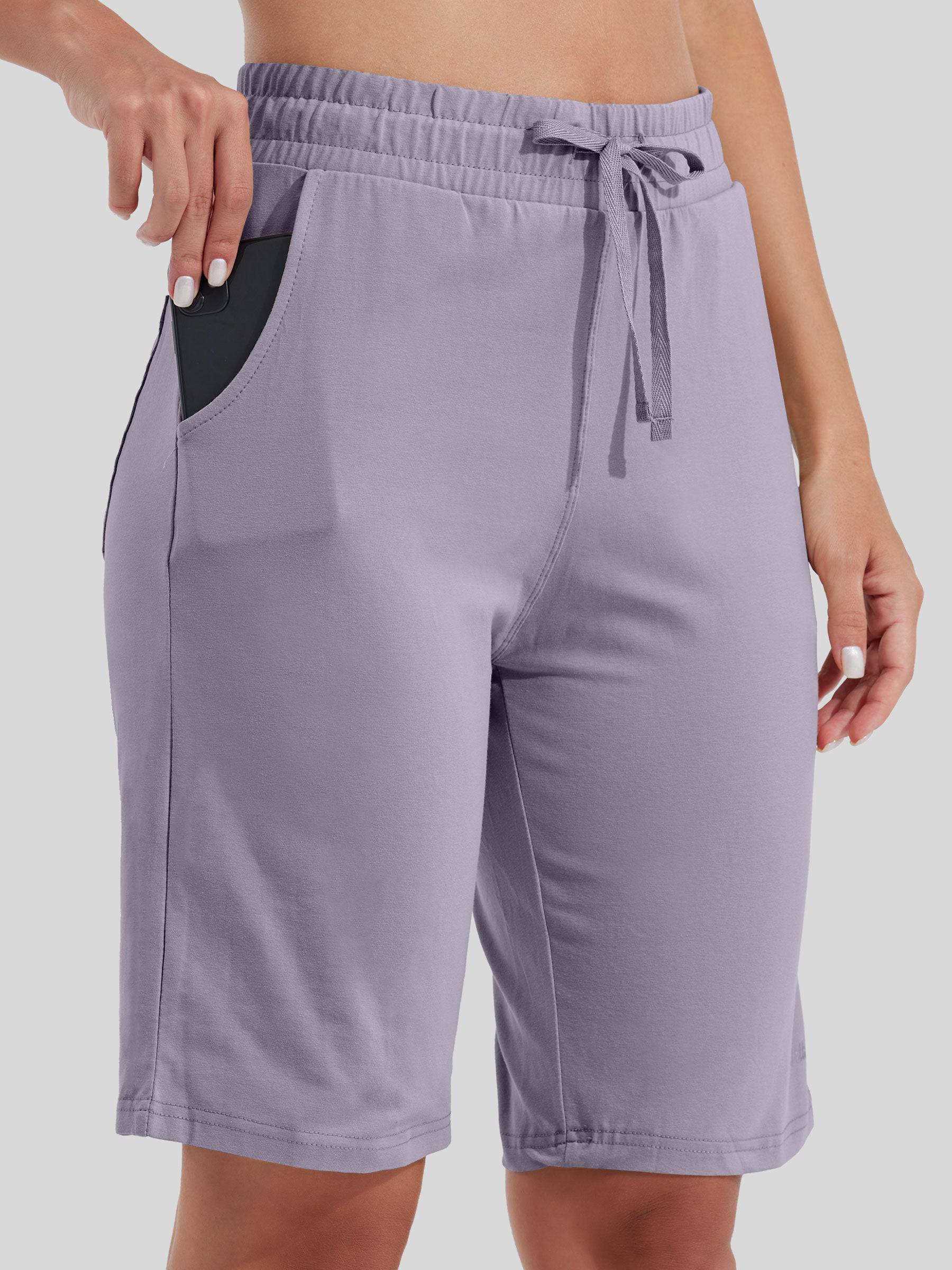 Women's Cotton Bermuda Shorts — Lounging & Casual - Image 54