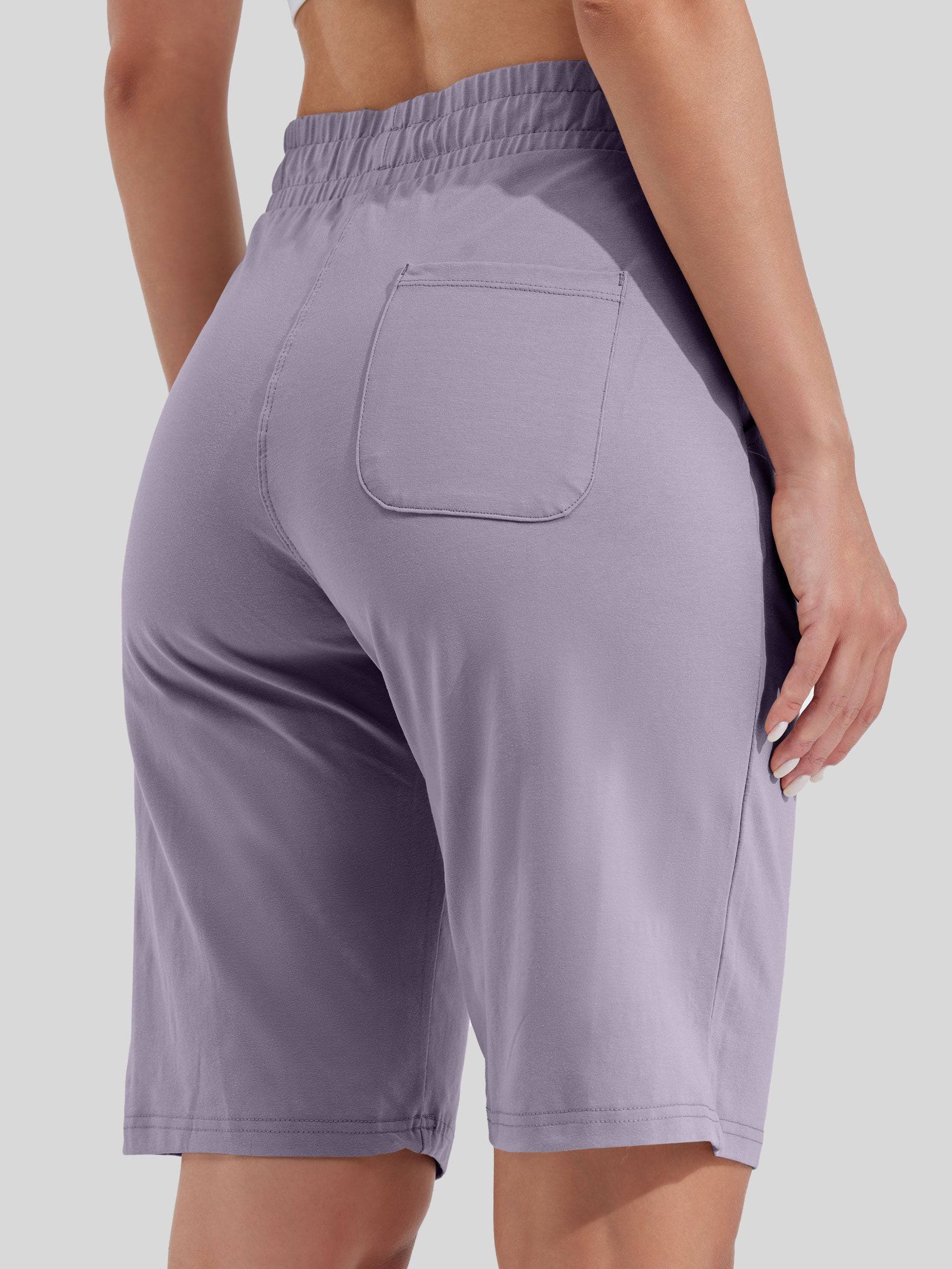 Women's Cotton Bermuda Shorts — Lounging & Casual - Image 55