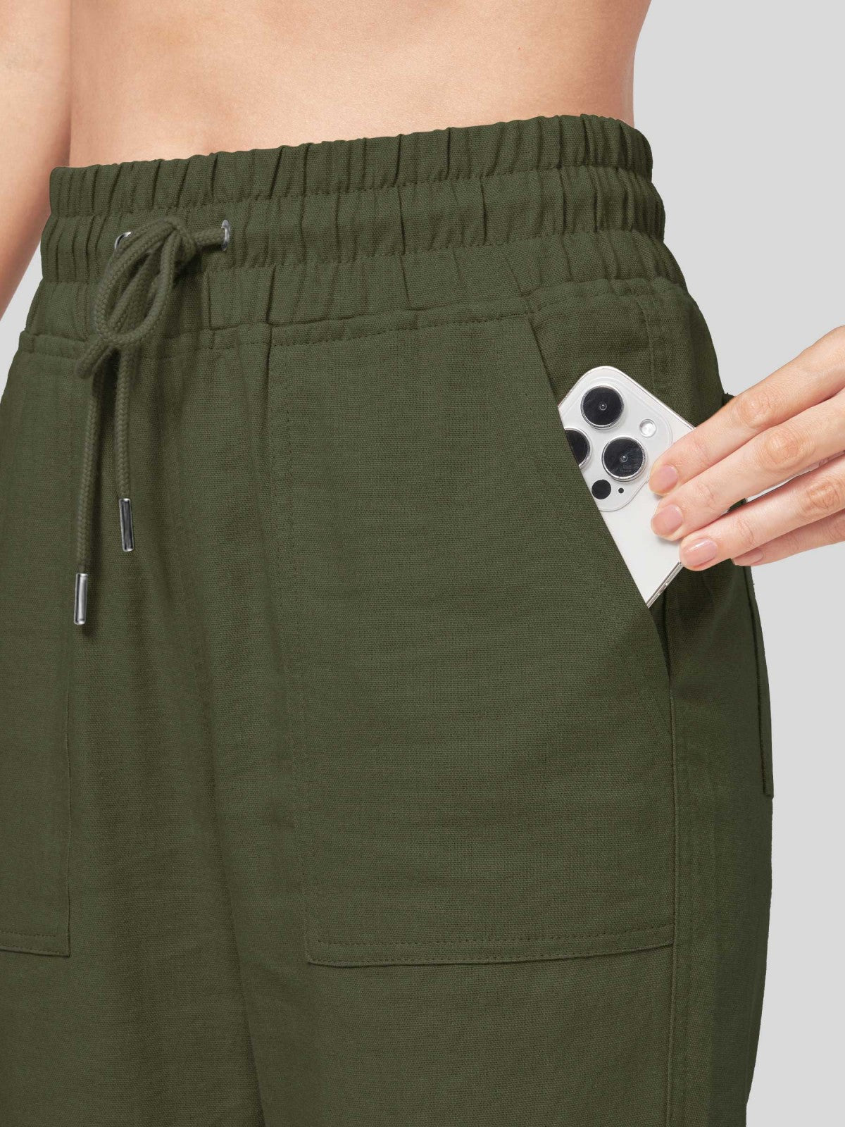 Women's Cotton Linen Easy Wide-Leg Pants - Image 27