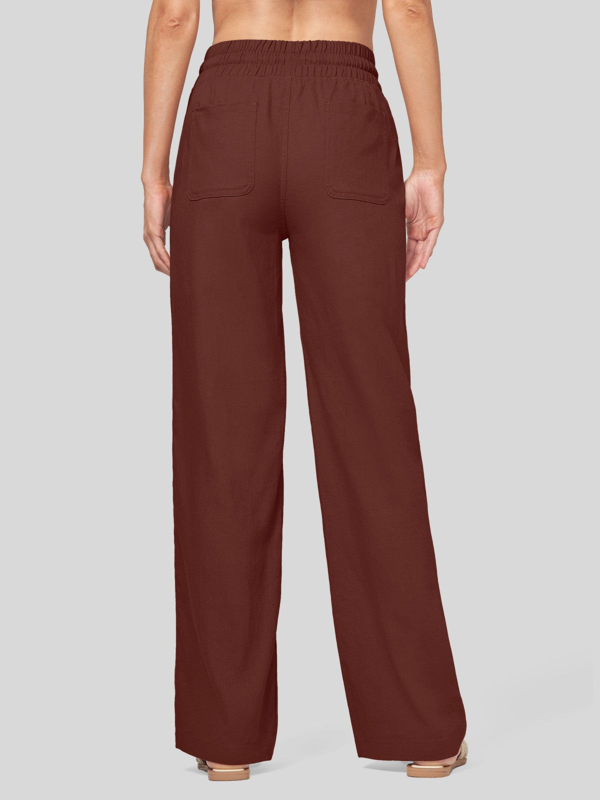 Women's Cotton Linen Easy Wide-Leg Pants - Image 74