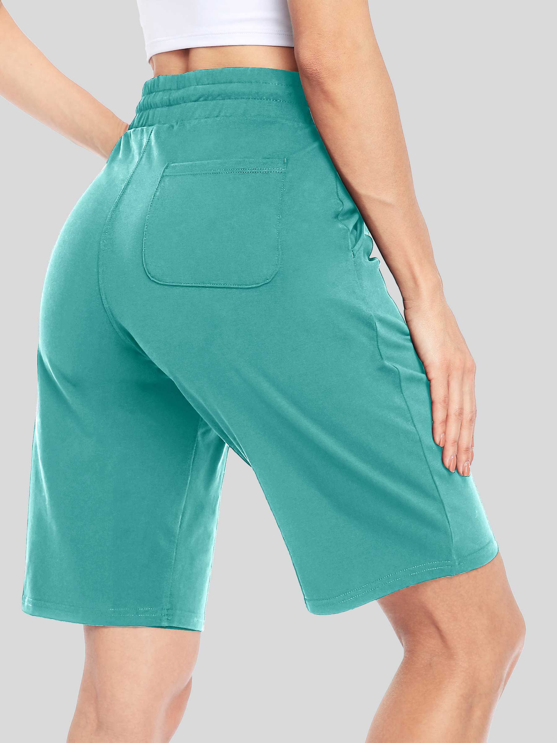 Women's Cotton Bermuda Shorts — Lounging & Casual - Image 37