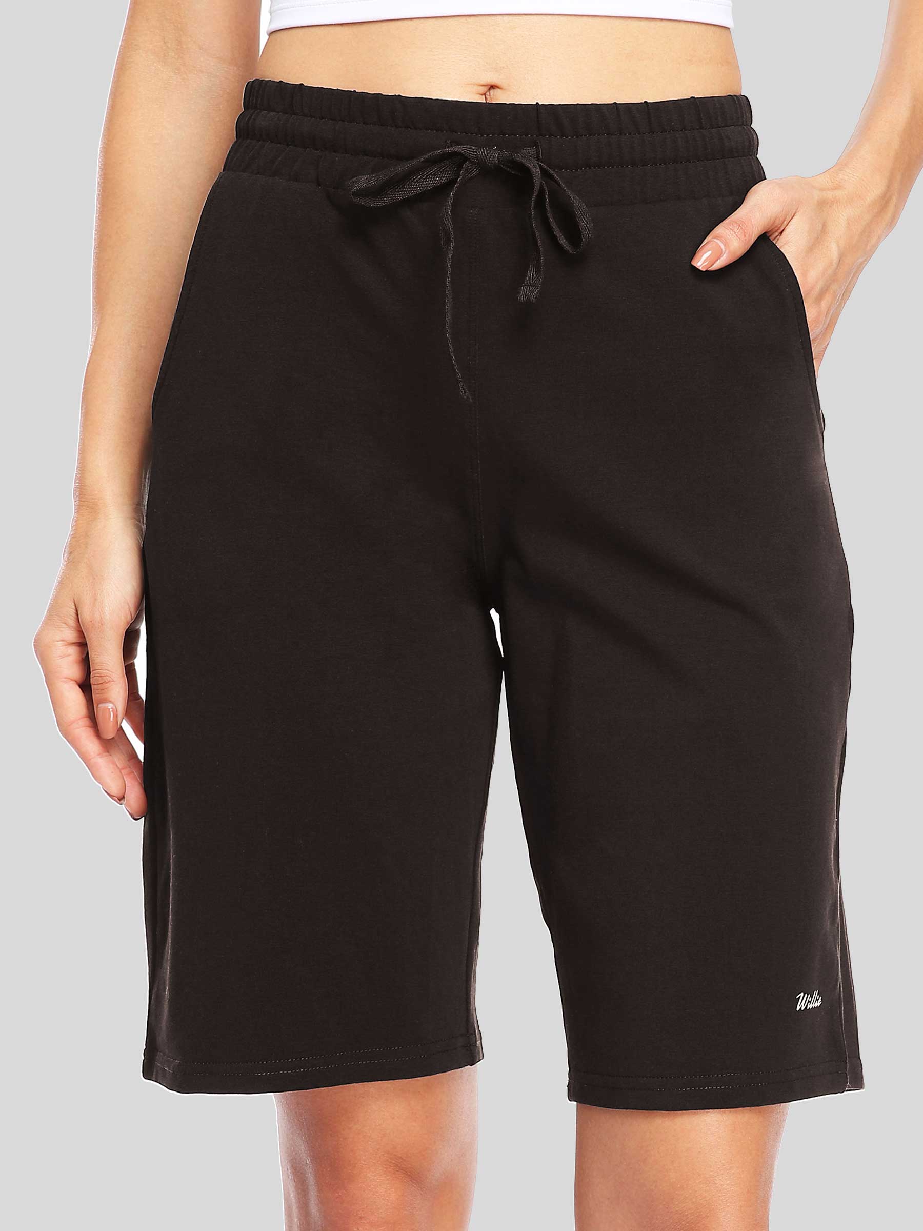 Women's Cotton Bermuda Shorts — Lounging & Casual - Image 38