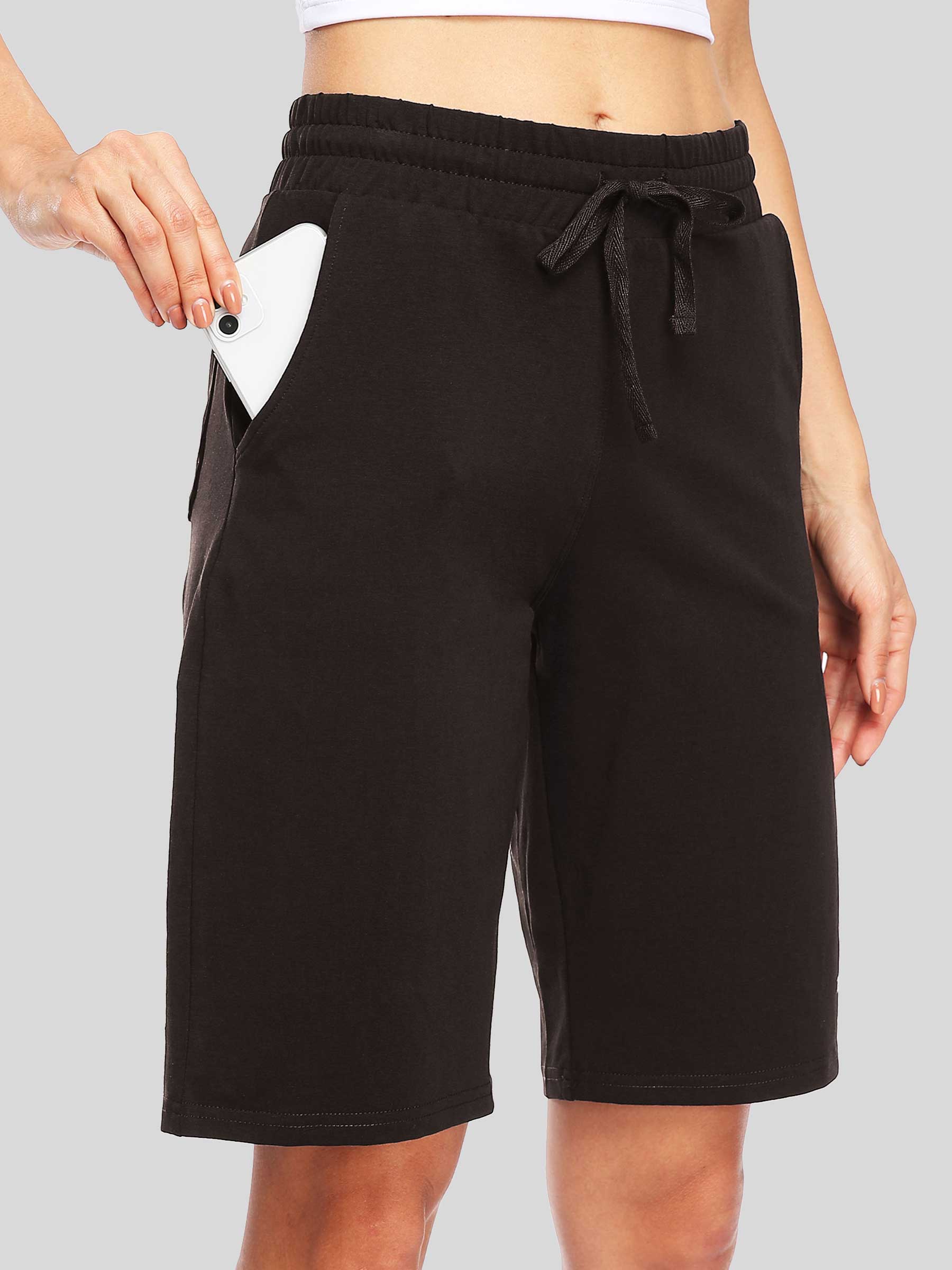 Women's Cotton Bermuda Shorts — Lounging & Casual - Image 40