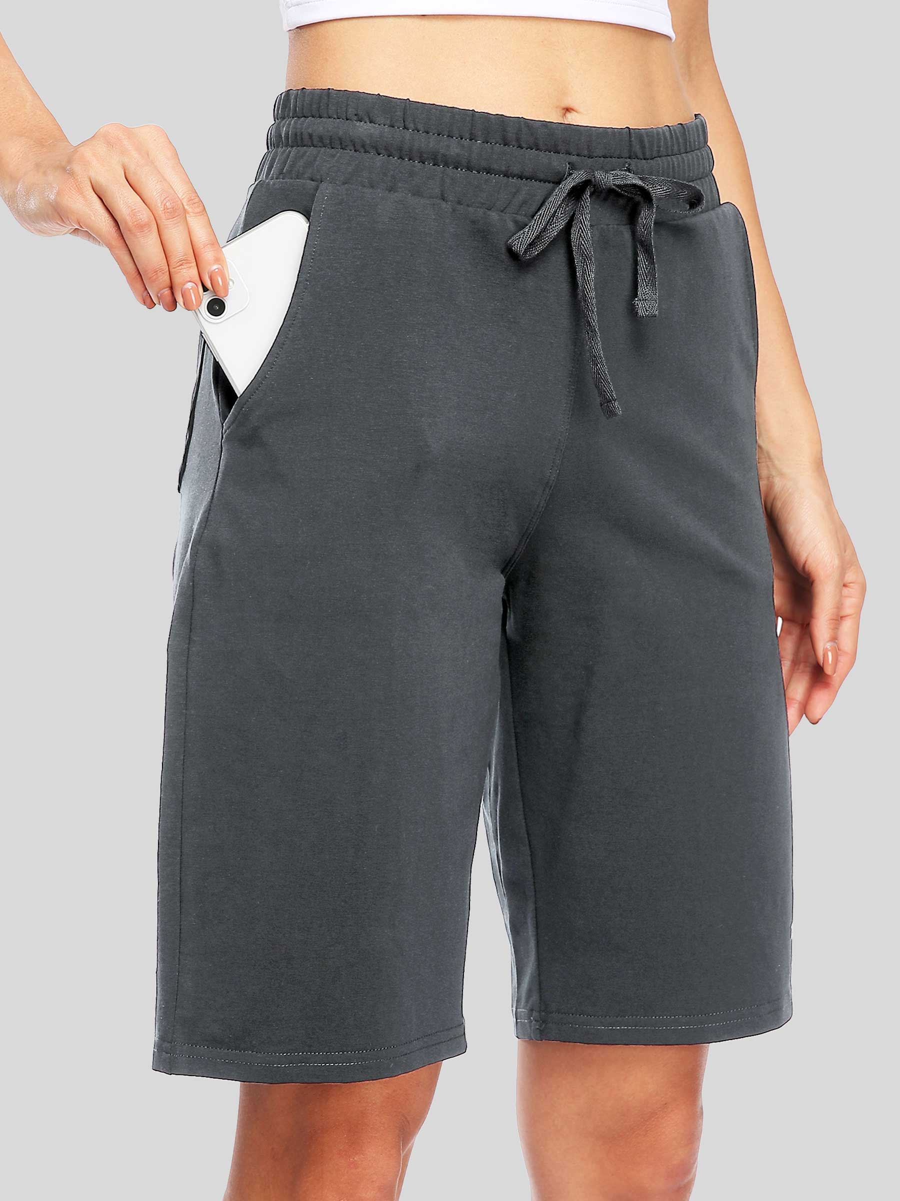 Women's Cotton Bermuda Shorts — Lounging & Casual - Image 44