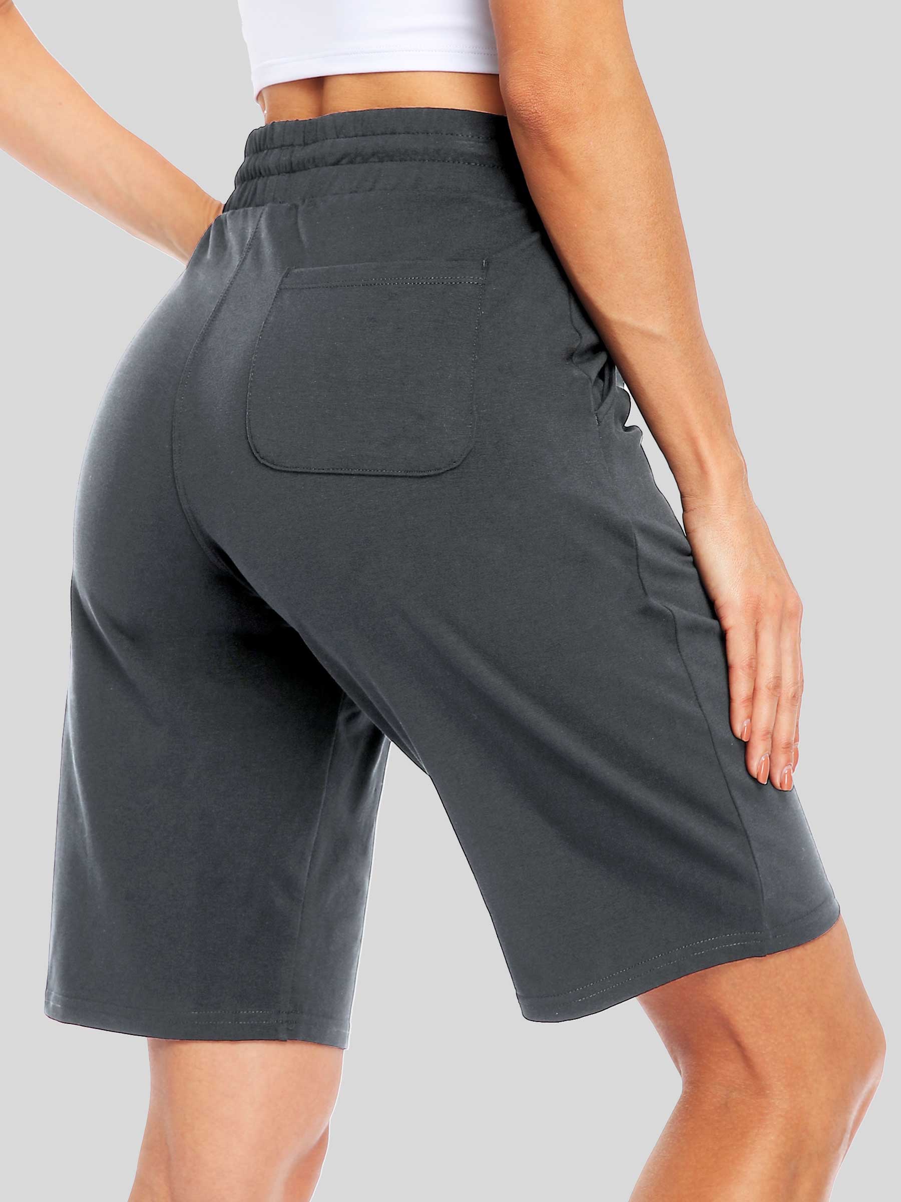 Women's Cotton Bermuda Shorts — Lounging & Casual - Image 45
