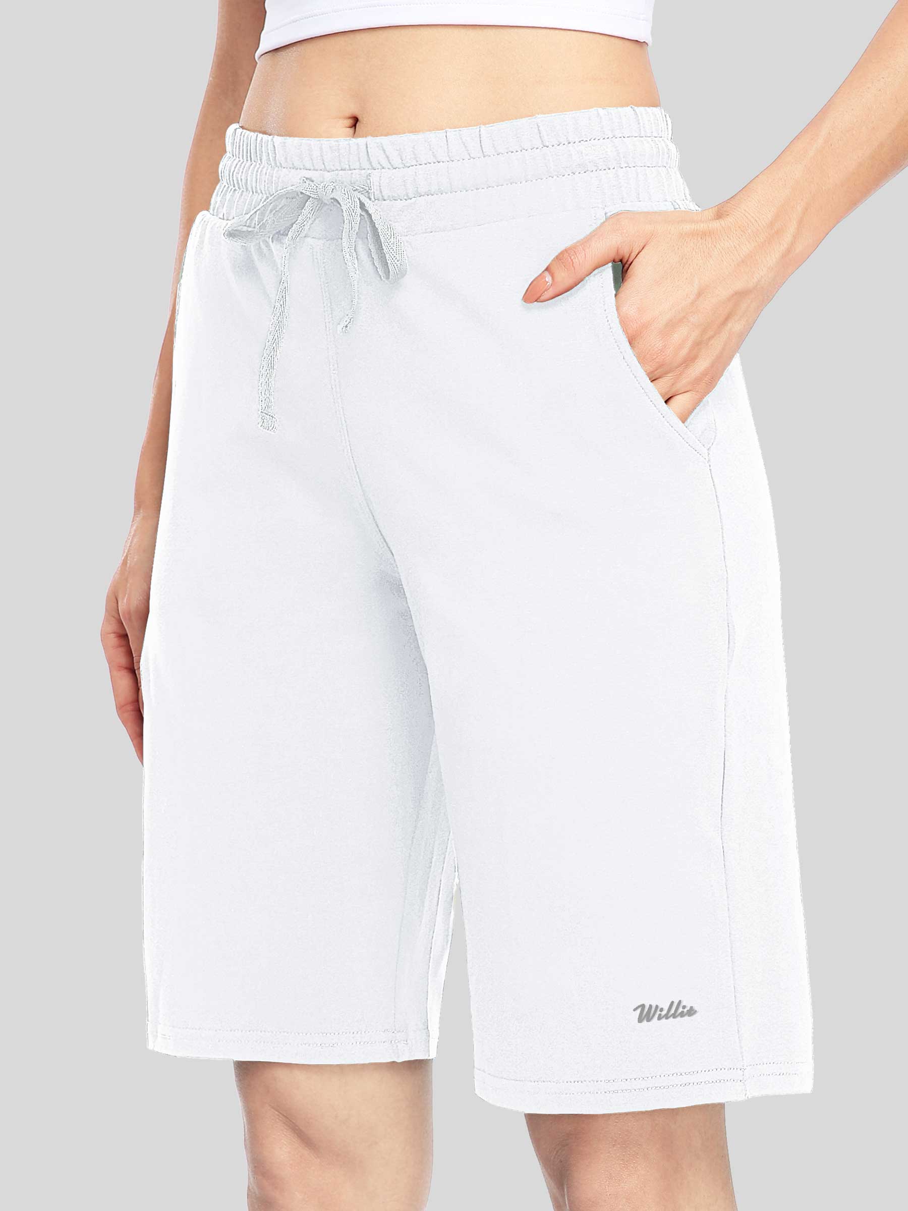 Women's Cotton Bermuda Shorts — Lounging & Casual - Image 28