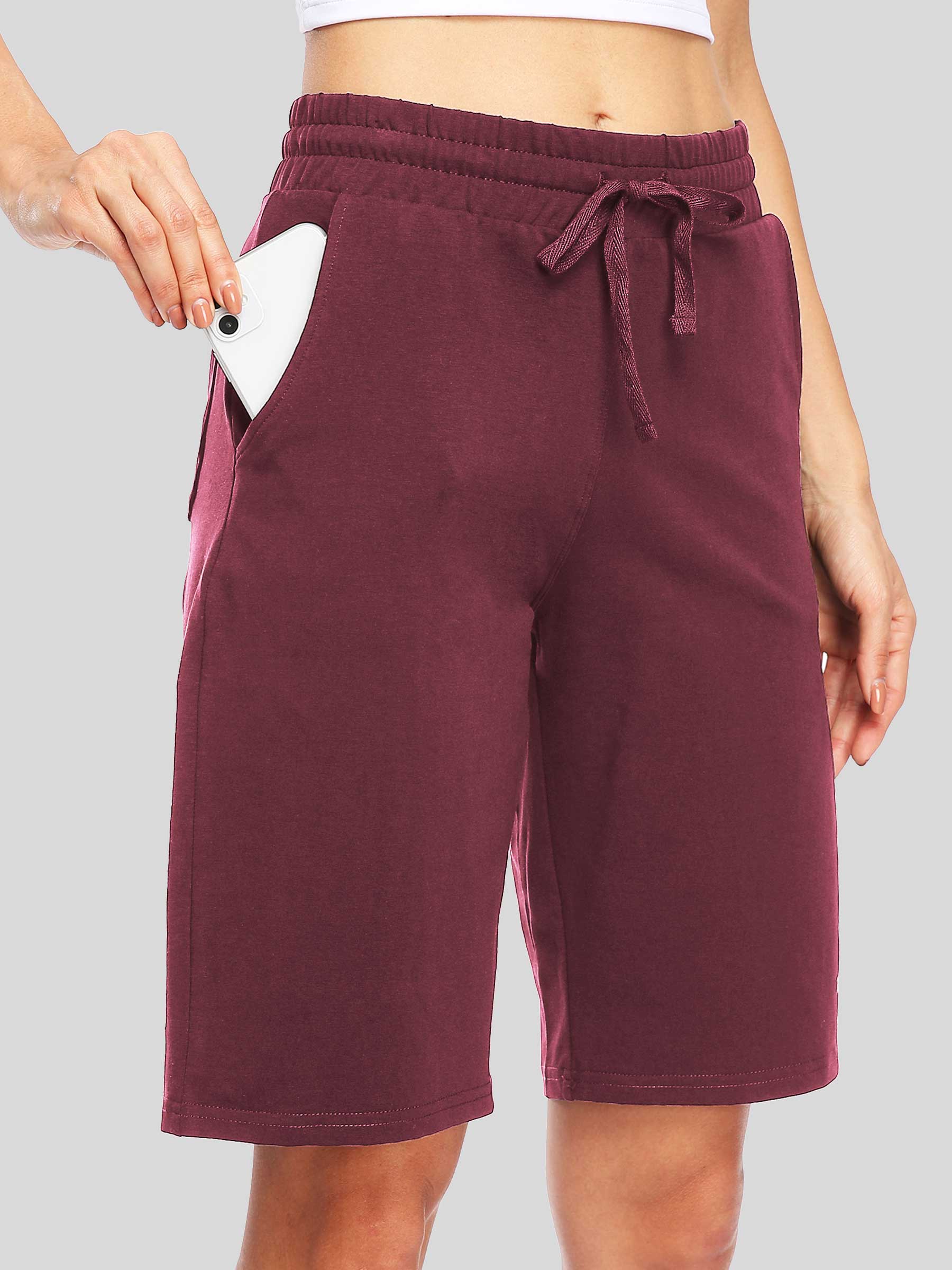 Women's Cotton Bermuda Shorts — Lounging & Casual - Image 32