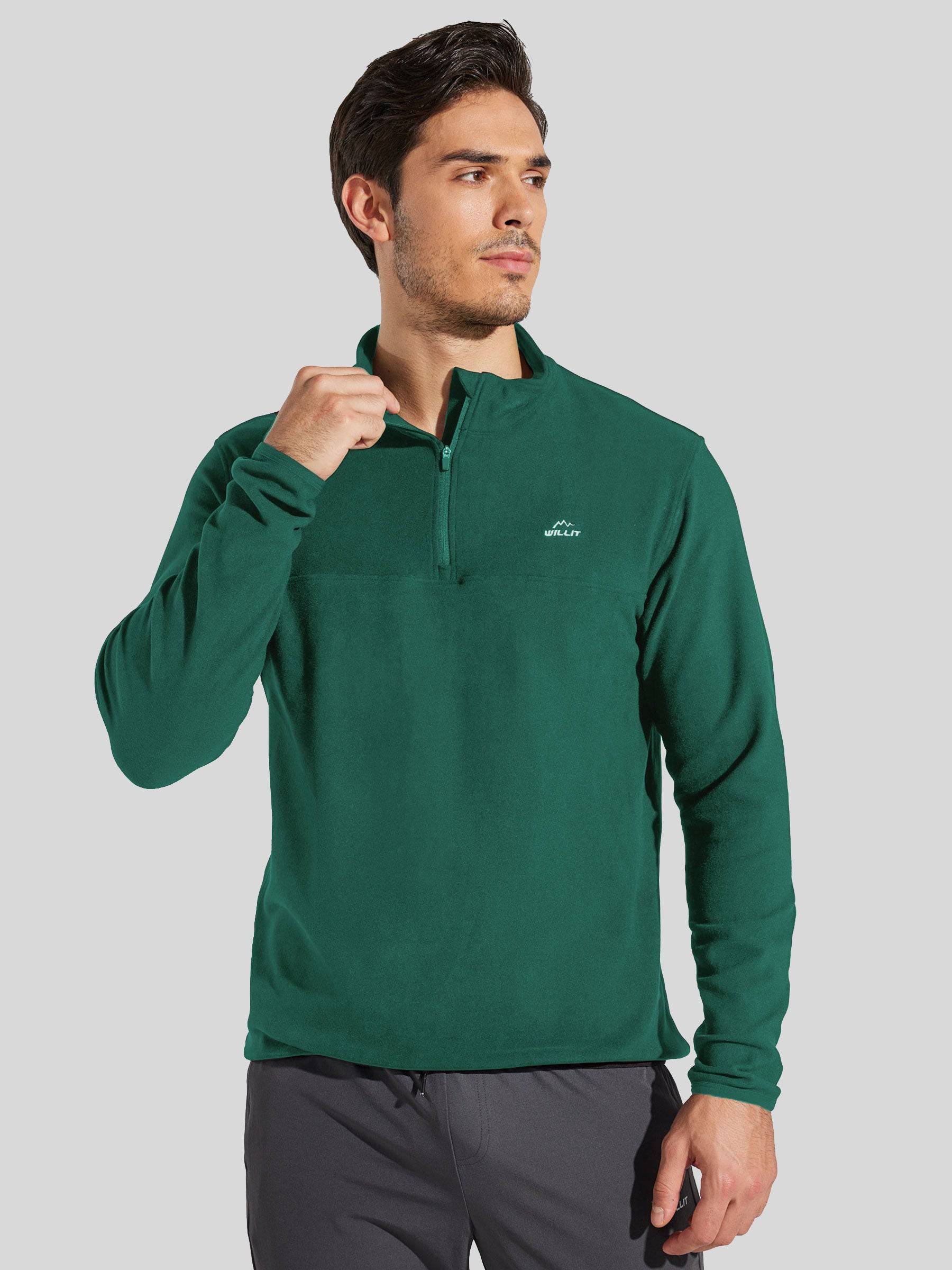 Men's Fleece Pullover Quarter Zip - Image 46