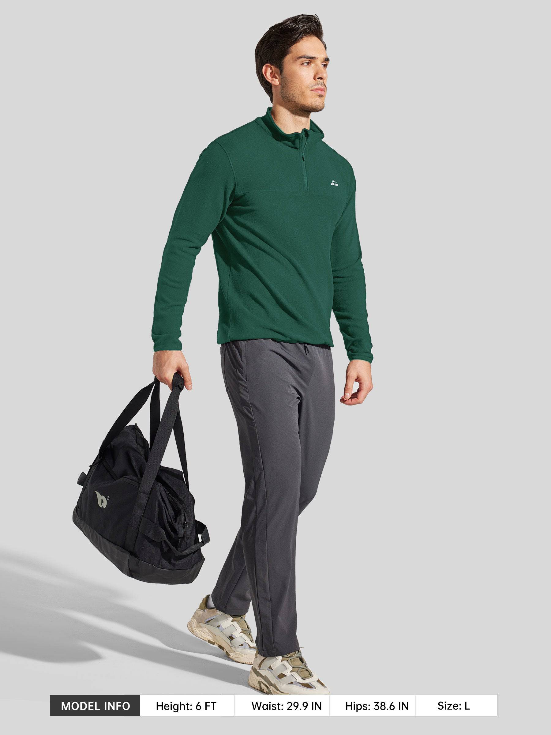 Men's Fleece Pullover Quarter Zip - Image 48