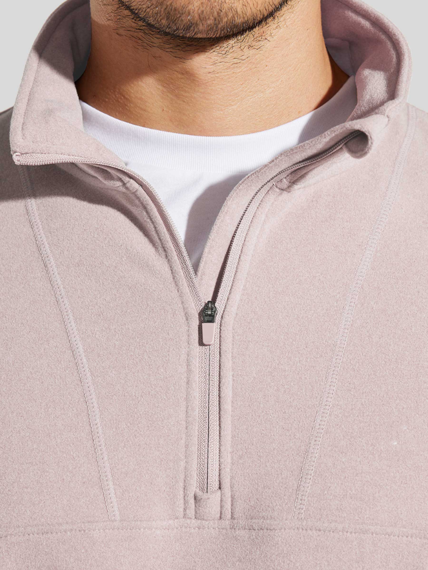 Men's Fleece Pullover Quarter Zip - Image 8
