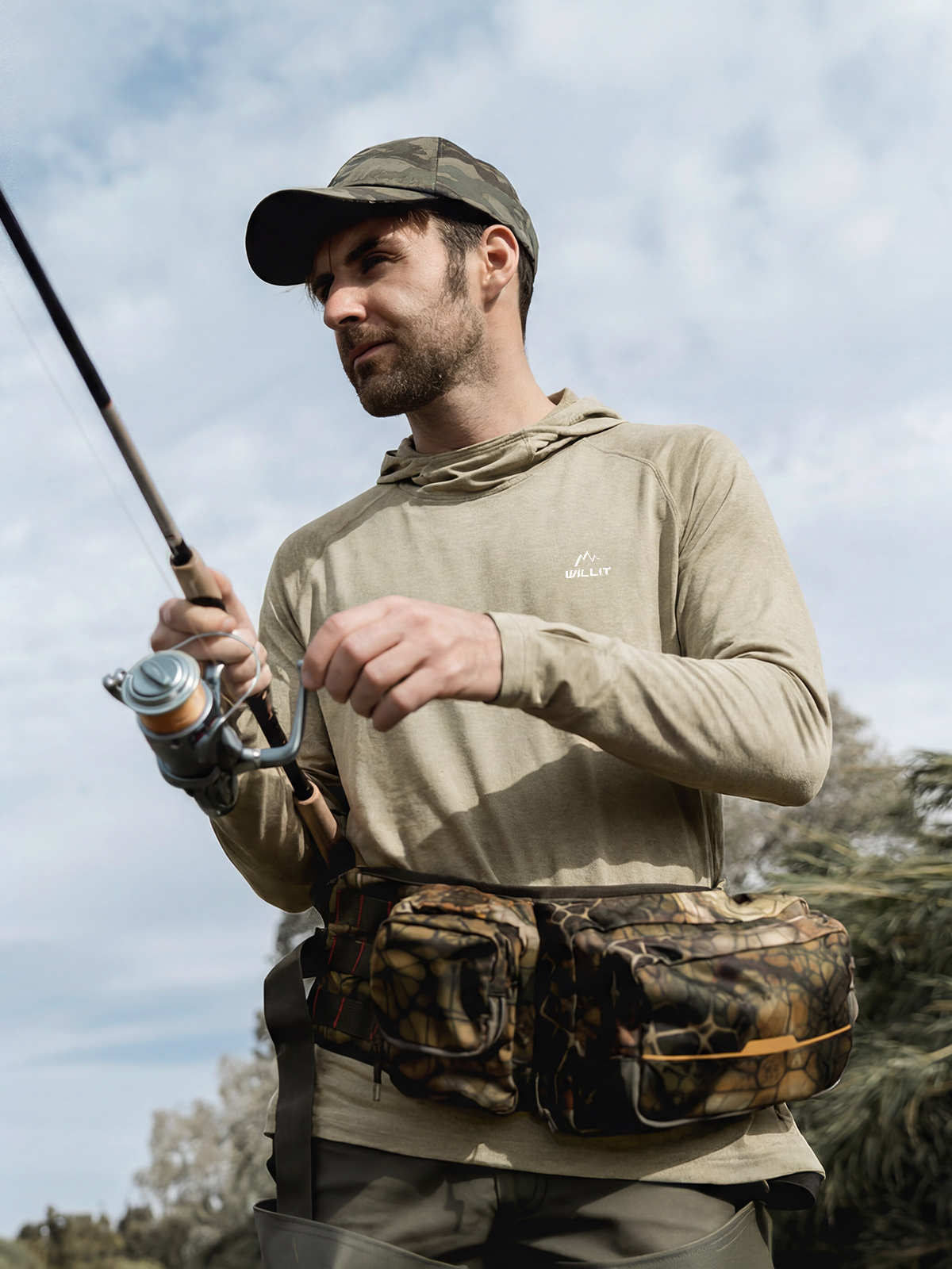 Men's Sun Protection Hoodie Shirts UPF 50+