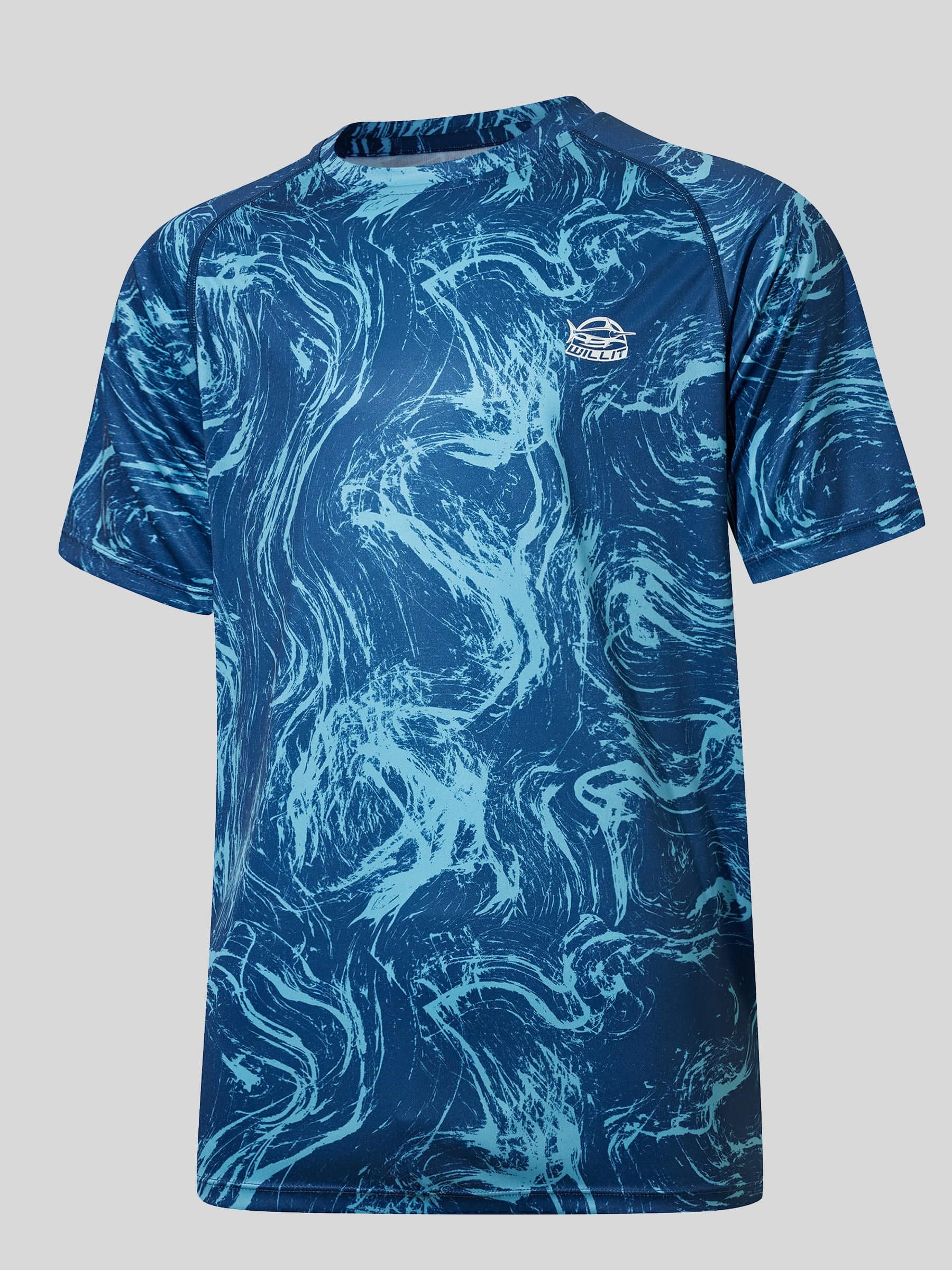 Men's Sun Protection Crew Neck T-Shirt - Image 62