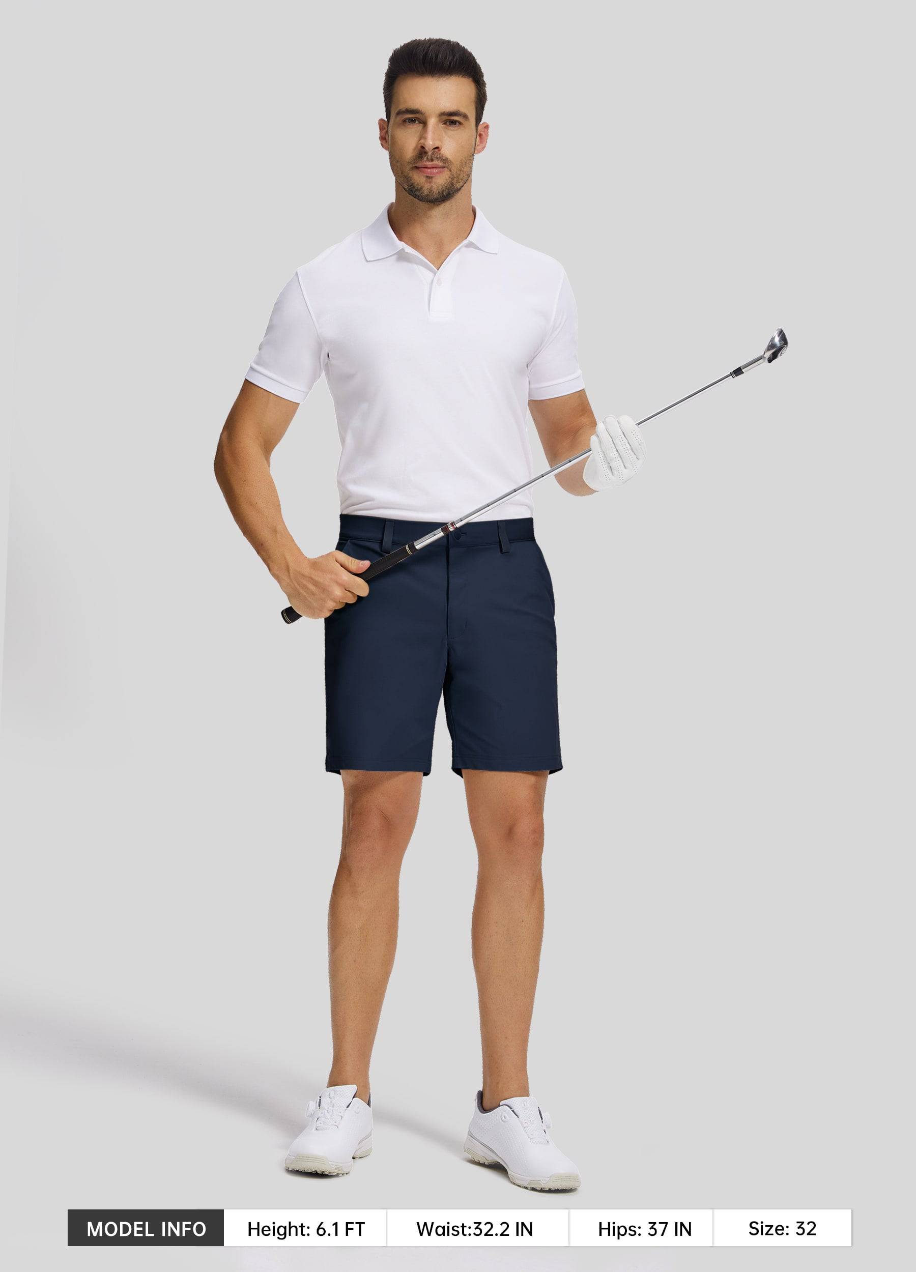 Men's Golf Dress Shorts 7 Inch - Image 25